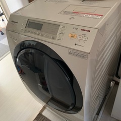 ドラム式洗濯機　左開き　Panasonic NA-VX7600L-W