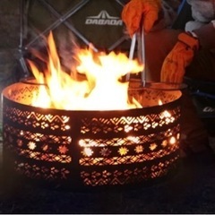 ナバホ柄　焚き火台　新品