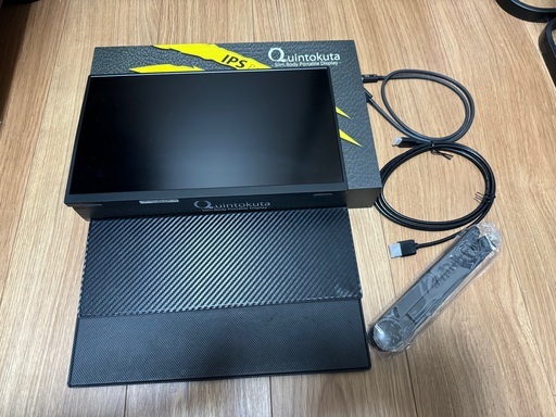 【 Quintokuta 5Z133 】 モバイルモニター 13.3インチ / 60Hz モバイルディスプレイ 超軽量334g 極薄 モニター Type-C/HDMI/IP