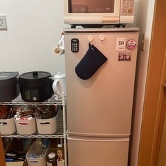 【決定しました】冷蔵庫 SHARP 167L(1-2人用)
