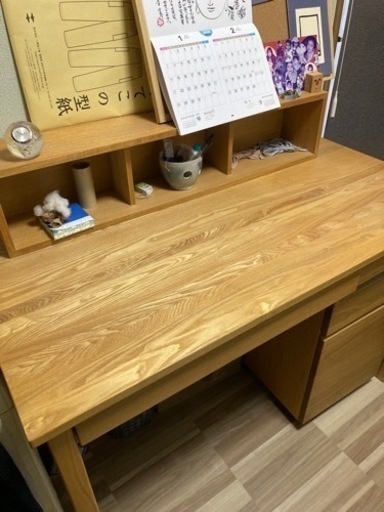 無印良品デスク、キャビネット