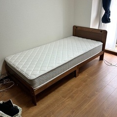 ニトリ　中古品　家具 ベッド シングルベッド
