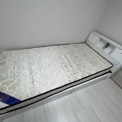 家具 ベッド シングルベッド　マットレスセット