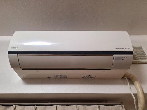 【購入者決まっています】HITACHI　エアコン　取外済　2016年製　木造18畳　200v