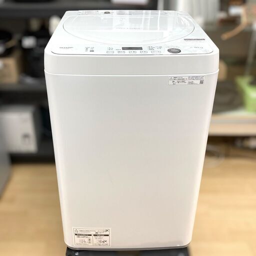 【REGASTOCK川崎店】SHARP シャープ 全自動洗濯機 5.5kg ES-GE5E 2021年製