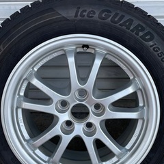 プリウス純正ホイール　スタッドレスタイヤ　アイスガードig50プラス