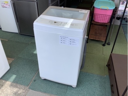 【リサイクルサービス八光】2021年製　ニトリ　NTR60　6.0㎏　洗濯機