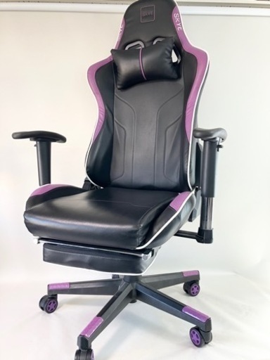 SKYE オフィスチェア ゲーミングチェア デスクチェア 仕事椅子 伸縮可能のオットマン 事務椅子 リクライニングチェア 多機能 パソコンチェア ハイバック [ 非再生高品質ウレタン採用 ] ゲーム用チェア 腰痛対策