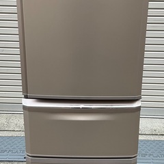 RKGRE-293】特価！三菱/335L 3ドア冷凍冷蔵庫/MR-C34D-P/中古品/2019年