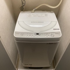 家電 生活家電 洗濯機　SHARP 2017年製