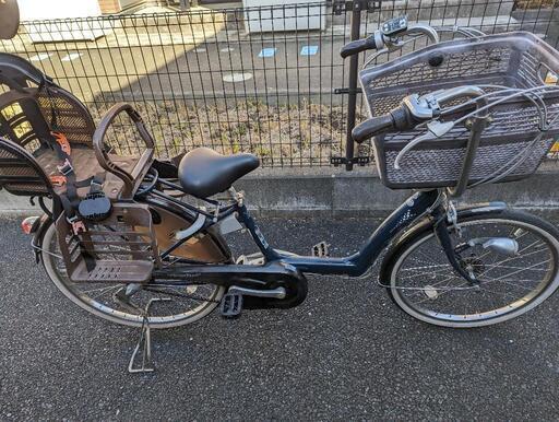 電【受け渡し者確定】動自転車 電動アシスト自転車 子ども乗せ 後席 