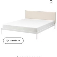 家具 IKEA クイーンサイズ ベッドフレーム