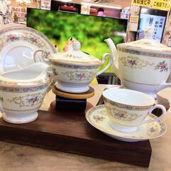 オールドノリタケ 月桂樹 マルキ印｜ティーセット