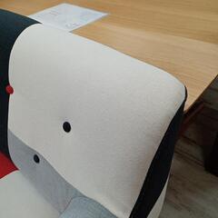 ★【モダンデコ】2人掛けソファー　北欧風 パッチワーク柄 💳自社配送時🌟代引き可💳※現金、クレジット、スマホ決済対応※