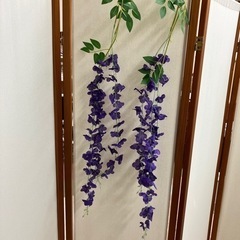 藤の花の造花、