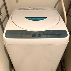 【無料】シャープ洗濯機　家電 生活家電 洗濯機
