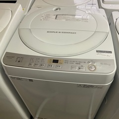 シャープ　洗濯機　6k ES-GE6C ST