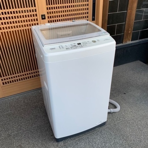 AQUA 21年式 7kg 家電 生活家電 洗濯機　B1