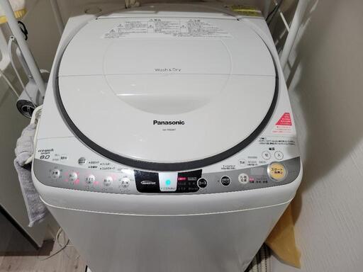 中古　パナソニック 洗濯乾燥機 NA-FR80H7　2013年モデル　動作確認済み