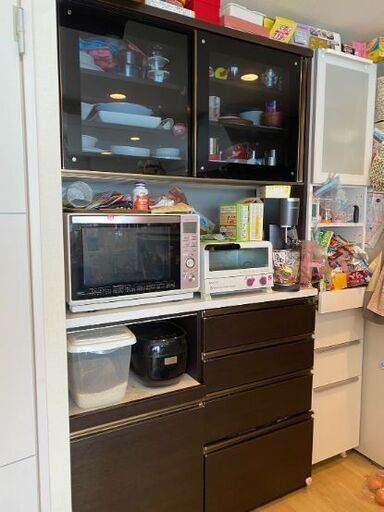 『運搬設置サービスあります❗』大容量 大型『食器棚』『キッチンボード、カップボード、レンジボード、キッチンラック』運搬します❗