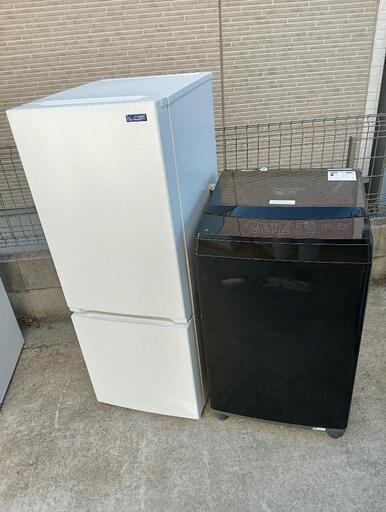 23区配送無料　冷蔵庫ヤマダセレクト156L＋ニトリ洗濯機6kg