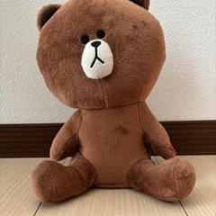 LINEFRIENDS ブラウン くま ぬいぐるみ 動きます 全...