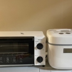 【取引中】電子レンジ・トースター・ケトル・炊飯器