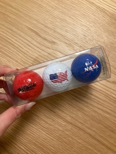 アメリカNASA で購入ゴルフボール3つ (♡) 丹波口のその他の中古