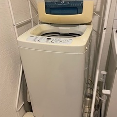 【杭瀬引取り限定！】ハイアール 洗濯機　JW-K42M ラック付
