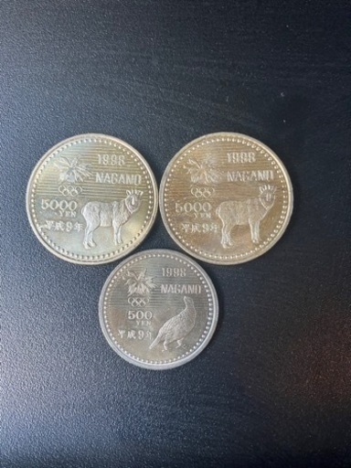 ☆5000円硬貨500円硬貨