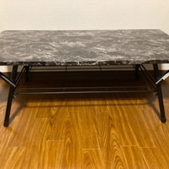 オリタタミテーブル　シェルフィ　9045(ダークブラウン) ニトリ