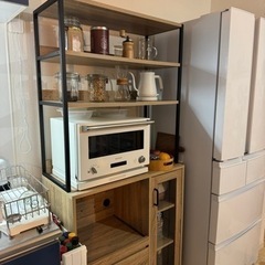 【売約済】レンジ台 食器棚 キッチン収納