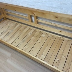 木製ソファーベッド