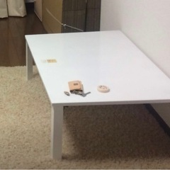ニトリ　折りたたみ式　ローテーブル　60×90 ホワイト