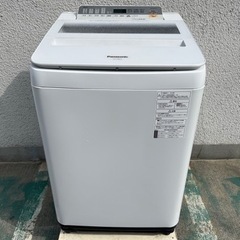 Panasonic 18年8キロ全自動洗濯機　NA-FA80H6