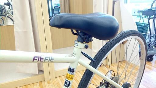 ☆ジモティ割あり☆ AEONBIKE 自転車 FITFIT 27インチ アイボリー