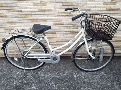 中古自転車 変速無し 26インチ LEDブロックダイナモ 軽整備済み 防犯登録対応 町田市 相模原市 MM166