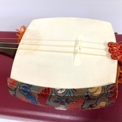 SOLD OUT！◇三味線◇花梨細棹 胴破れ無し 中古 撥／駒／替え糸 