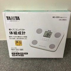 新品未使用品！！TANITA 体組成計 タニタ BC-CZ01-WH