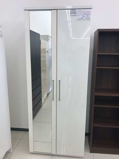 ★ジモティ割あり★ NITORI ワードローブ ホワイト H200.6×D54.3×W79.9 クリーニング済み HJ2383