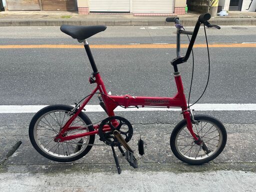 ブリヂストン ◆ 折り畳み自転車　アルミフレーム・トランジット　防犯/保険/TAX全部コミコミ