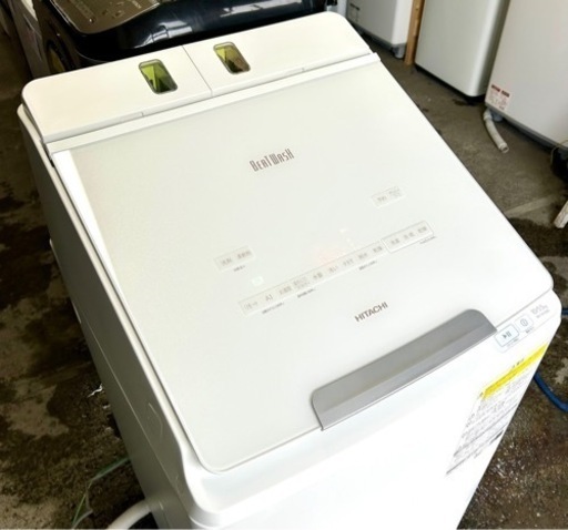 札幌引取り歓迎 22年製 日立 HITACHI ビートウォッシュ 10kg 洗濯乾燥機 BW-DX100G