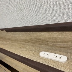 セミダブルマットレス＋セミダブルベットフレーム込み