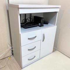 【急募･無料･美品】ルーター収納 電話台 チェスト ラック キャ...