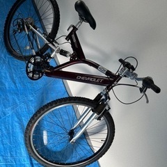 シボレー　ＣＨＥＶＲＯＬＥＴ　軽量アルミフレーム　２６㌅１８ギア付き　マウンテンバイク　