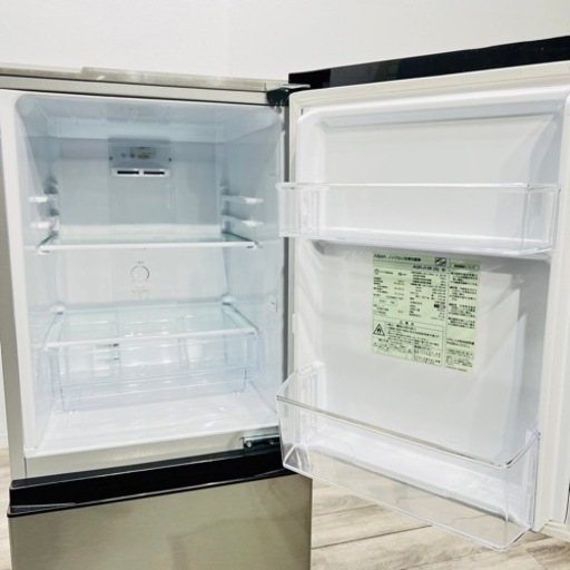 ♦️AQUA a2066 2ドア冷蔵庫 126L 2021年製 5♦️ - 冷蔵庫 