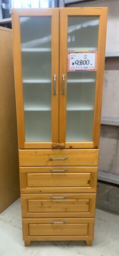 【食器棚(幅59㎝)】食器棚　ケイラック朝霞田島店　GM975