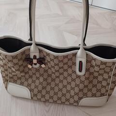 【美品】GUCCIトートバッグ GG シェリーライン　プリンシー