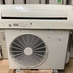 K05147 コロナ 2019年製 中古エアコン 主に6畳用 冷房能力 2.2KW ／