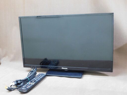 ビ売約済み【恵庭】Hisense　ハイセンス　液晶テレビ　24A50　2019年製　24インチ　リモコン付き　中古品　PayPay支払いOK！